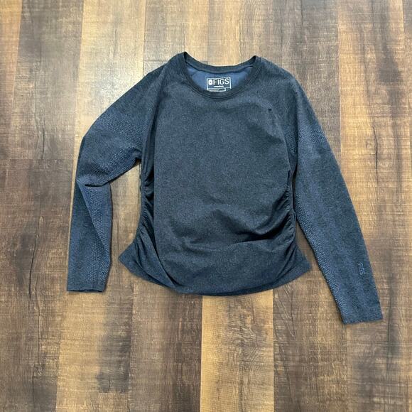 Figs Maternity Salta Dark Heathered Blue Size XL - Picture 1 of 8